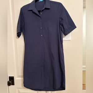 J McLaughlin Navy Shirt Dress